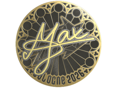 Sticker | max (Gold) | Cologne 2026