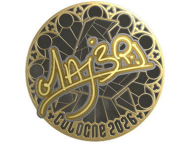 Sticker | MAJ3R (Gold) | Cologne 2026