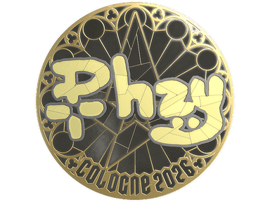 Sticker | phzy (Gold) | Cologne 2026