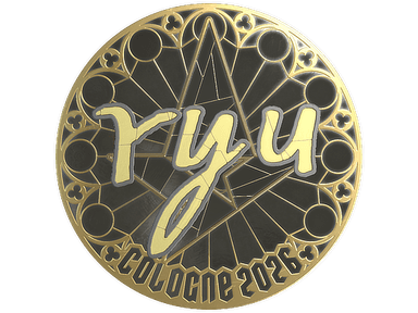 Sticker | ryu (Gold) | Cologne 2026