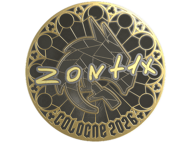 Sticker | zont1x (Gold) | Cologne 2026