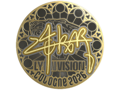 Sticker | z4KR (Gold) | Cologne 2026