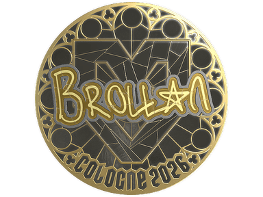 Sticker | Brollan (Gold) | Cologne 2026