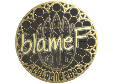 Sticker | blameF (Gold) | Cologne 2026
