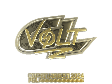 Sticker Slab | volt (Gold) | Copenhagen 2024