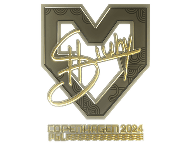 Sticker Slab | siuhy (Gold) | Copenhagen 2024