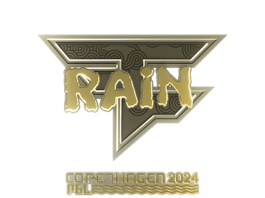 Sticker Slab | rain (Gold) | Copenhagen 2024