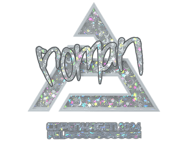 Sticker Slab | roman (Glitter) | Copenhagen 2024