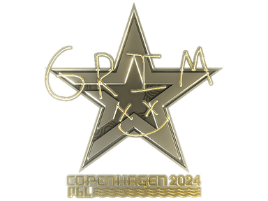 Sticker Slab | Grim (Gold) | Copenhagen 2024