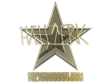 Sticker Slab | hallzerk (Gold) | Copenhagen 2024