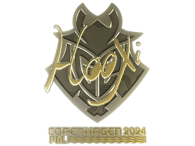 Sticker Slab | HooXi (Gold) | Copenhagen 2024