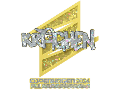 Sticker Slab | kraghen (Glitter) | Copenhagen 2024