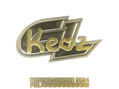 Sticker Slab | Keoz (Gold) | Copenhagen 2024