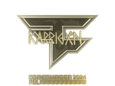 Sticker Slab | karrigan (Gold) | Copenhagen 2024