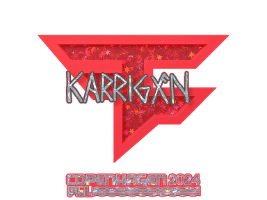 Sticker Slab | karrigan (Glitter) | Copenhagen 2024