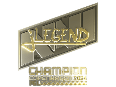 Sticker Slab | jL (Gold, Champion) | Copenhagen 2024
