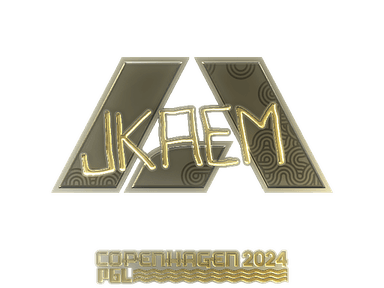 Sticker Slab | jkaem (Gold) | Copenhagen 2024