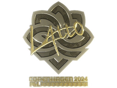 Sticker Slab | latto (Gold) | Copenhagen 2024