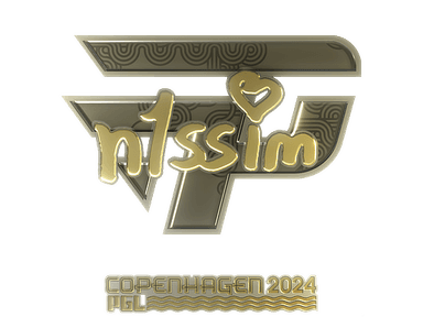 Sticker Slab | n1ssim (Gold) | Copenhagen 2024