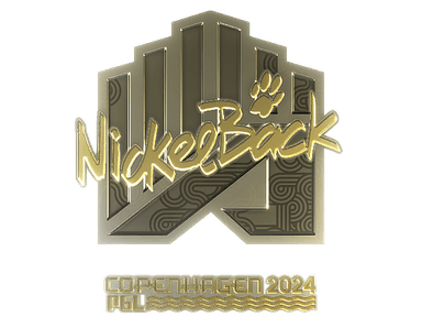 Sticker Slab | NickelBack (Gold) | Copenhagen 2024
