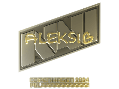 Sticker Slab | Aleksib (Gold) | Copenhagen 2024