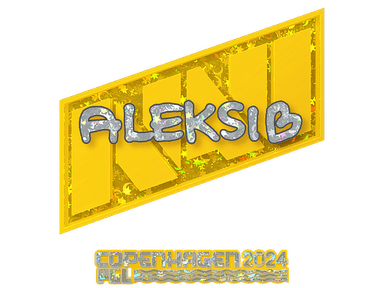 Sticker Slab | Aleksib (Glitter) | Copenhagen 2024