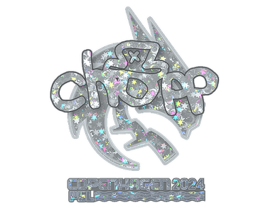 Sticker Slab | chopper (Glitter) | Copenhagen 2024