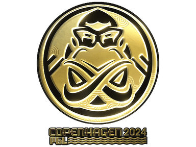 Sticker Slab | ENCE (Gold) | Copenhagen 2024