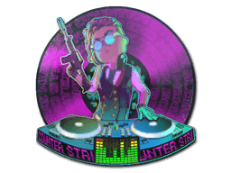Sticker Slab | DJ Safecracker (Lenticular)