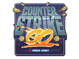 Sticker Slab | Press Start