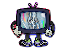 Sticker Slab | Global TV (Lenticular)