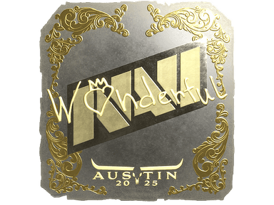 Sticker Slab | w0nderful (Gold) | Austin 2025