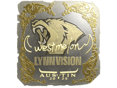 Sticker Slab | westmelon (Gold) | Austin 2025