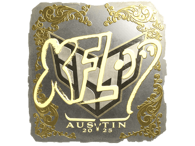 Sticker Slab | xfl0ud (Gold) | Austin 2025