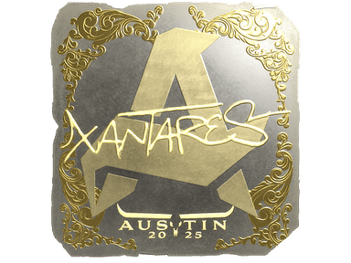 Sticker Slab | XANTARES (Gold) | Austin 2025