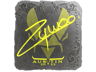 Sticker Slab | ZywOo (Foil) | Austin 2025