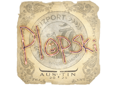 Sticker Slab | Plopski | Austin 2025