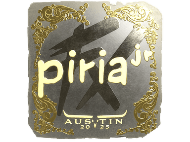 Sticker Slab | piriajr (Gold) | Austin 2025