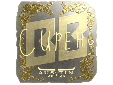 Sticker Slab | S1ren (Gold) | Austin 2025