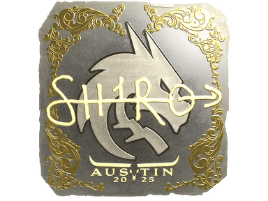 Sticker Slab | sh1ro (Gold) | Austin 2025