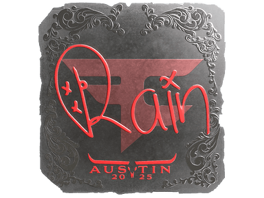 Sticker Slab | rain (Foil) | Austin 2025