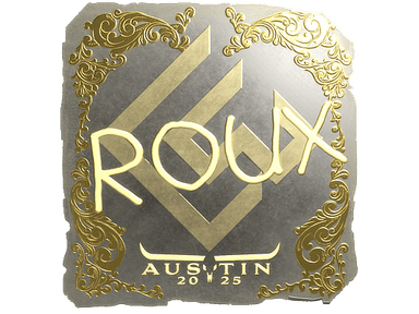 Sticker Slab | ROUX (Gold) | Austin 2025