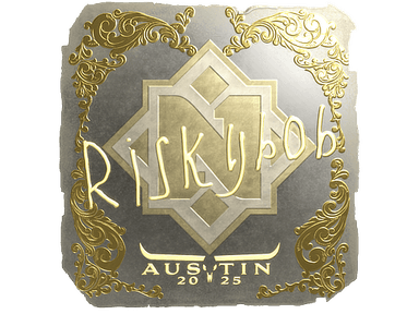 Sticker Slab | riskyb0b (Gold) | Austin 2025