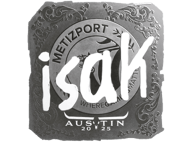 Sticker Slab | isak (Foil) | Austin 2025