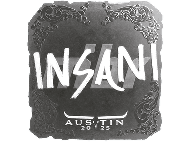 Sticker Slab | insani (Foil) | Austin 2025