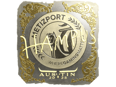 Sticker Slab | hampus (Gold) | Austin 2025
