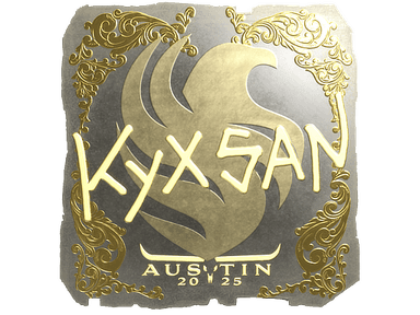 Sticker Slab | kyxsan (Gold) | Austin 2025