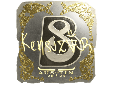 Sticker Slab | kensizor (Gold) | Austin 2025