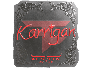 Sticker Slab | karrigan (Foil) | Austin 2025