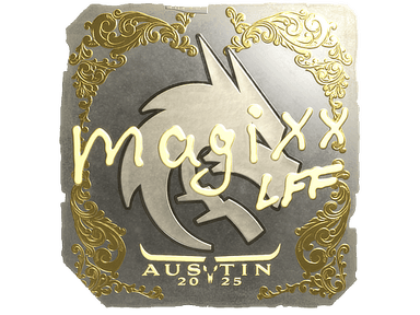 Sticker Slab | magixx (Gold) | Austin 2025